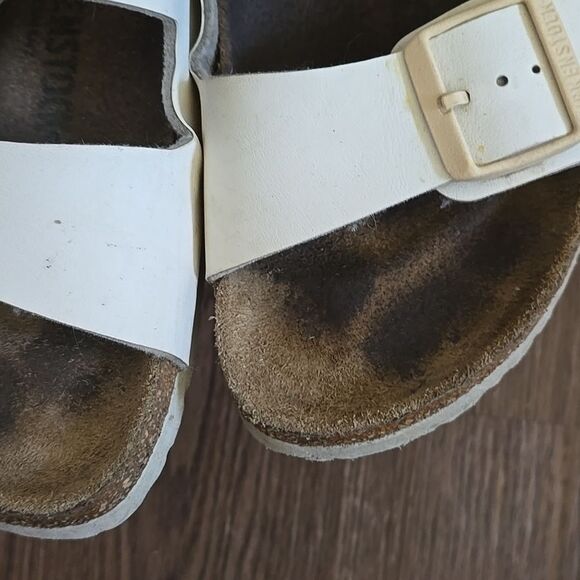 Birkenstock Arizona White Sandals Size 39 | - Picture 8 of 9